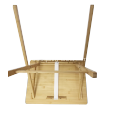 Bamboo Foldable Table, TV Dinner Folding Table for Small Space Eating